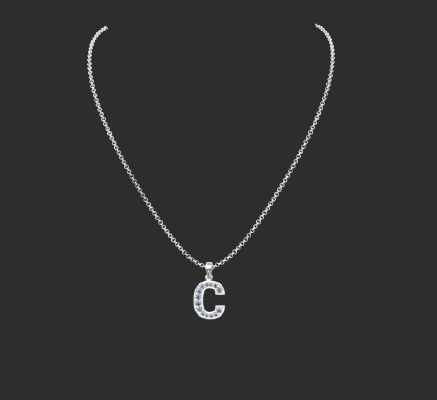 Pendant & Necklace 1166 | 3d print model