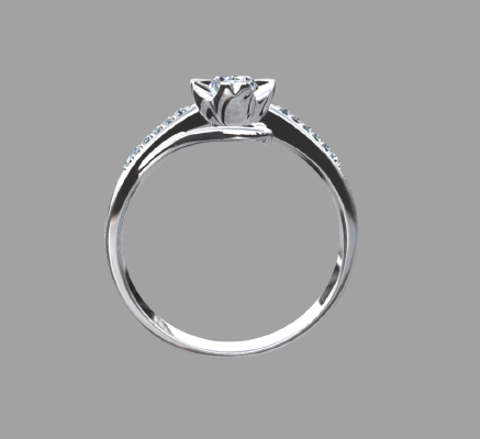 Women rings 1167 | 3d print model