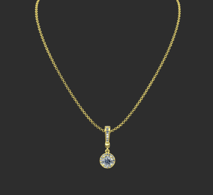 Pendant & Necklace 1172 | 3d print model
