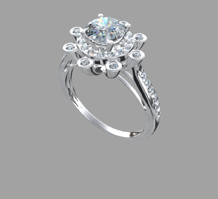 Women rings 1179 | 3d print model