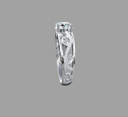 Women rings 1180 | 3d print model