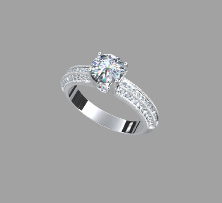 Women rings 1187 | 3d print model