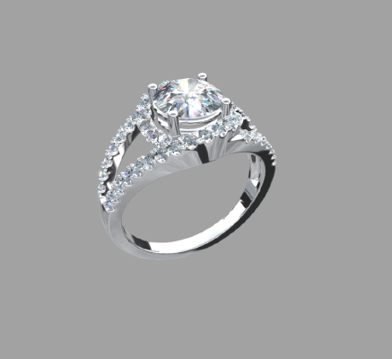 Women rings 1191 | 3d print model