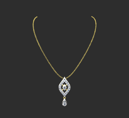 Pendant & Necklace 1193 | 3d print model