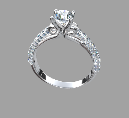 Women rings 1194 | 3d print model