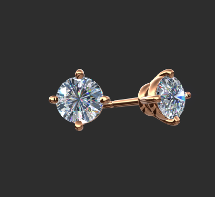 Earrings 1197 | 3d print model