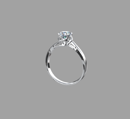 Women rings 1206 | 3d print model