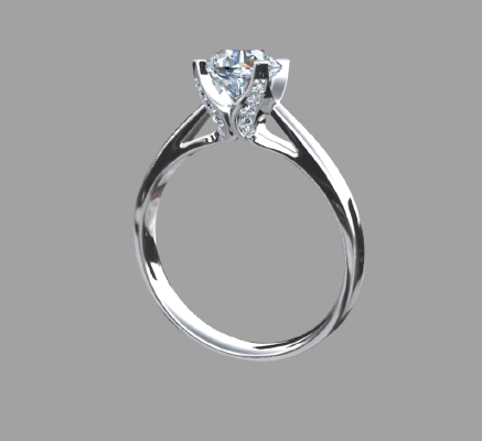 Women rings 1207 | 3d print model