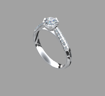 Women rings 1212 | 3d print model