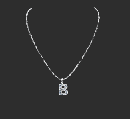 Pendant & Necklace 1213 | 3d print model