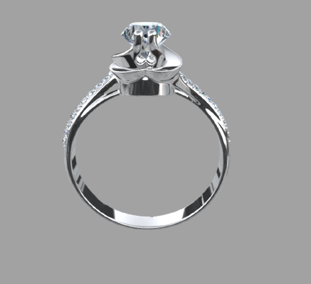 Women rings 1217 | 3d print model