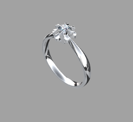 Women rings 1218 | 3d print model