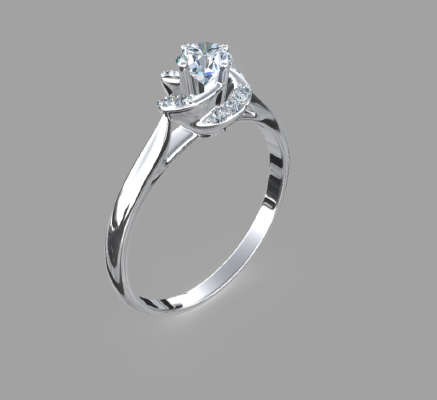 Women rings 1219 | 3d print model