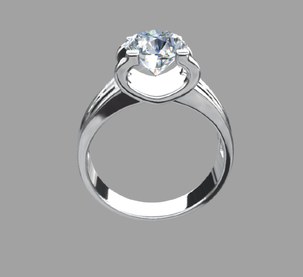 Women rings 1225 | 3d print model