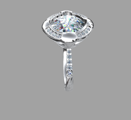Women rings 1235 | 3d print model