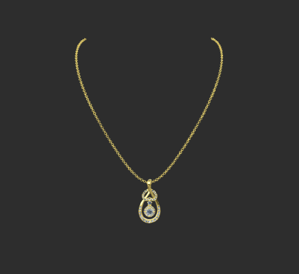 Pendant & Necklace 1246 | 3d print model