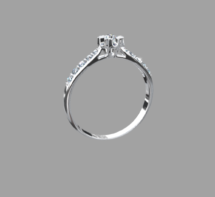 Women rings 1251 | 3d print model