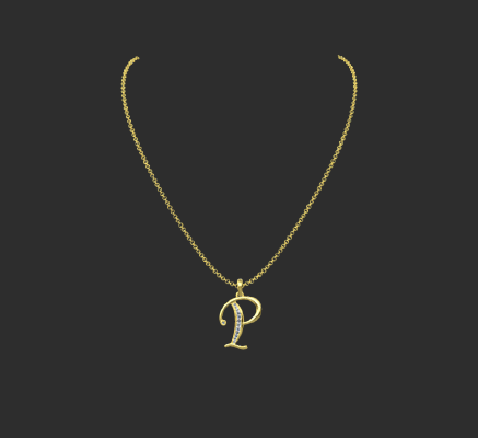 Pendant & Necklace 1255 | 3d print model