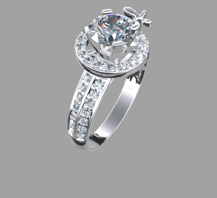 Women rings 1259 | 3d print model
