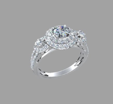 Women rings 1260 | 3d print model