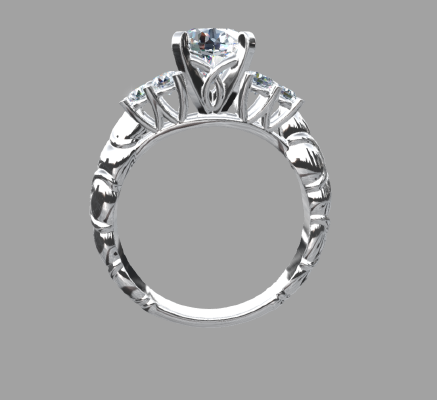 Women rings 1261 | 3d print model