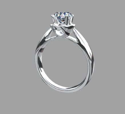 Women rings 1267 | 3d print model