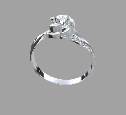 Women rings 1268 | 3d print model