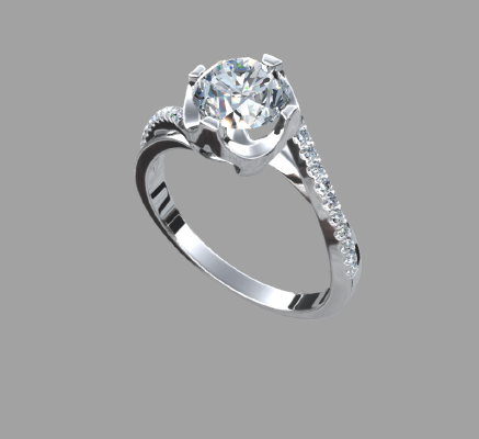 Women rings 1272 | 3d print model
