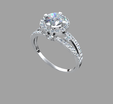 Women rings 1275 | 3d print model