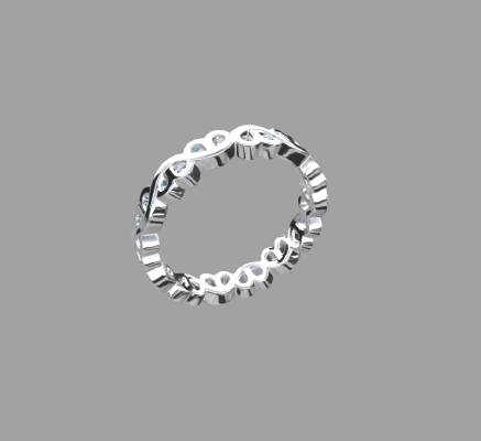 Women rings 1278 | 3d print model