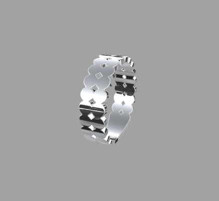 Women rings 1284 | 3d print model