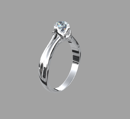 Women rings 1286 | 3d print model