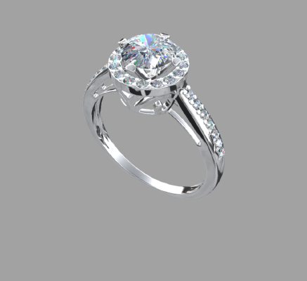 Women rings 1287 | 3d print model