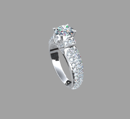 Women rings 1290 | 3d print model