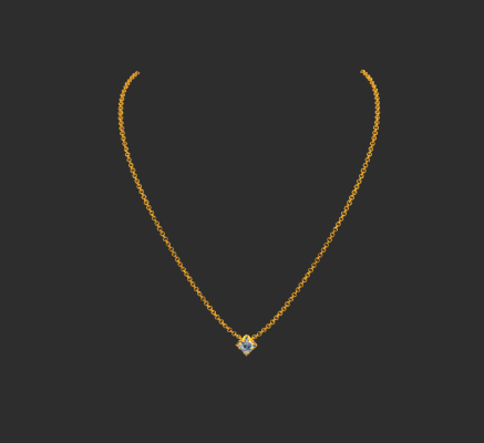 Pendant & Necklace 1291 | 3d print model