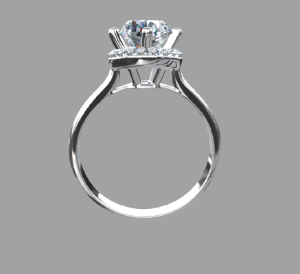 Women rings 1298 | 3d print model