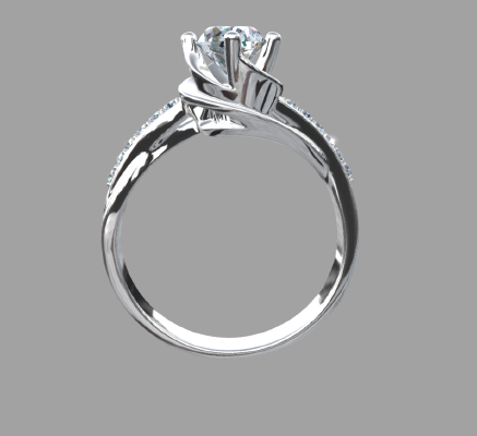 Women rings 1299 | 3d print model