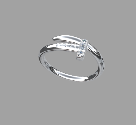 Women rings 1304 | 3d print model