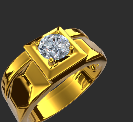 Men rings 1308 | 3d print model