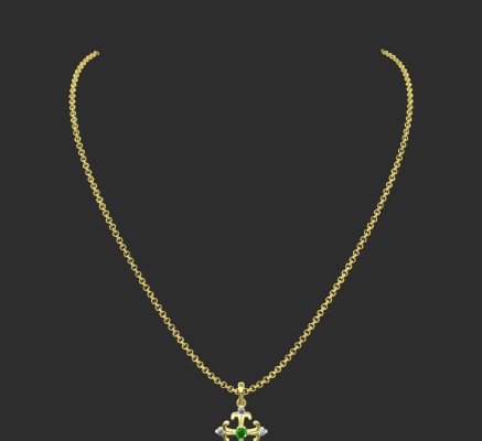 Pendant & Necklace 1311 | 3d print model