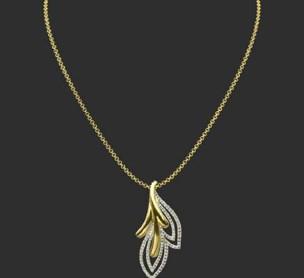 Pendant & Necklace 1312 | 3d print model
