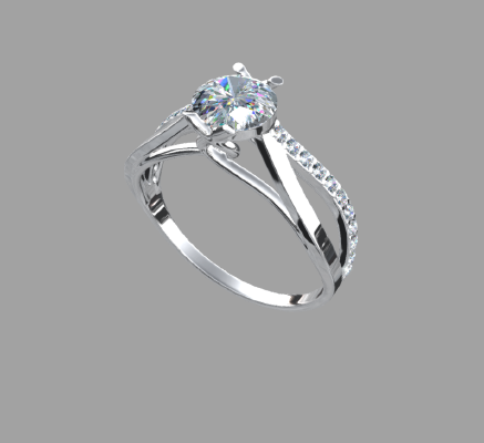 Women rings 1313 | 3d print model