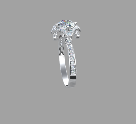 Women rings 1314 | 3d print model