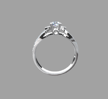 Women rings 1319 | 3d print model