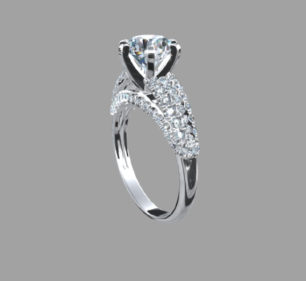 Women rings 1321 | 3d print model