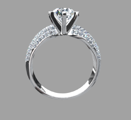 Women rings 1322 | 3d print model