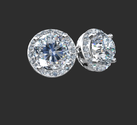 Earrings 1348 | 3d print model