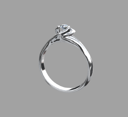 Women rings 1373 | 3d print model