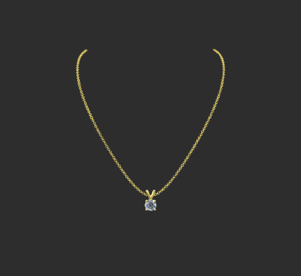 Pendant & Necklace 1376 | 3d print model