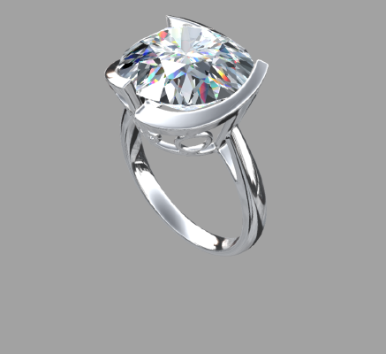 Women rings 1378 | 3d print model